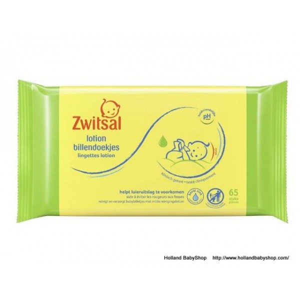 Correspondent wij Scorch Zwitsal Lotion Wipes for baby and child 65 pcs