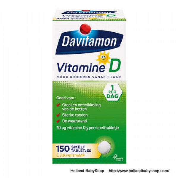 Davitamon Vitamin D melt tablets children 150